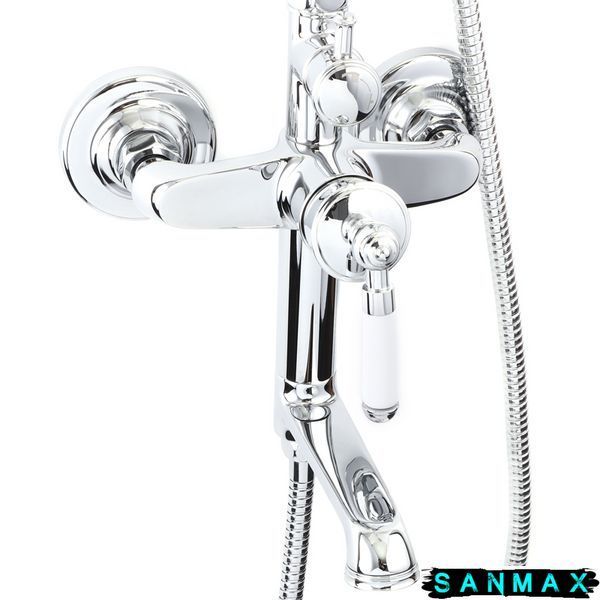 Душова система зі змішувачем Mixxus Premium Vintage 009-J Хром (MI2856) MI2856 фото