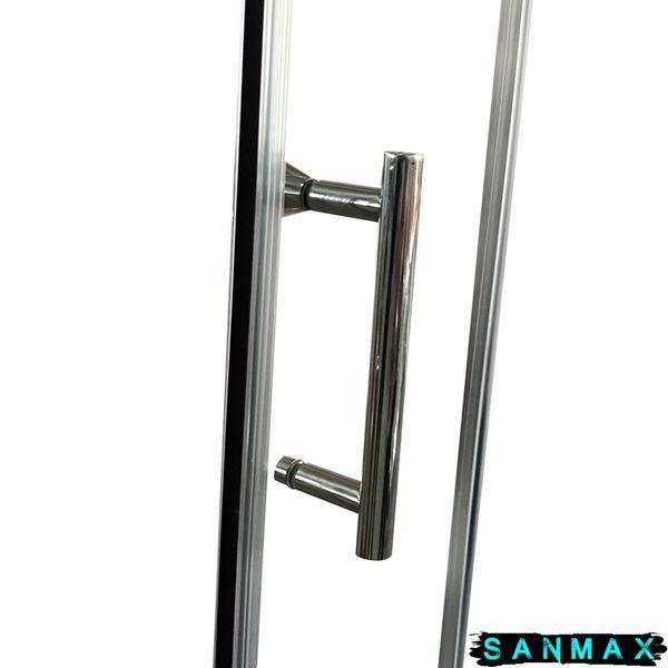 Душова кабіна без піддону Koer SR SC04-100x100x195-TR-01 прозоре скло Easy Clean 5мм, хром (KR5361) KR5361 фото