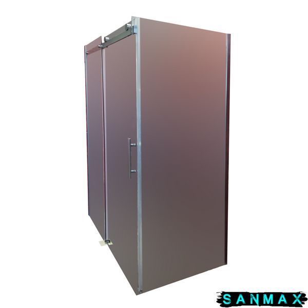 Бічна стінка до кабіни Koer SR SW01-90x200-TR-07 прозоре скло Easy Clean 8мм, графіт (KR5382) KR5382 фото