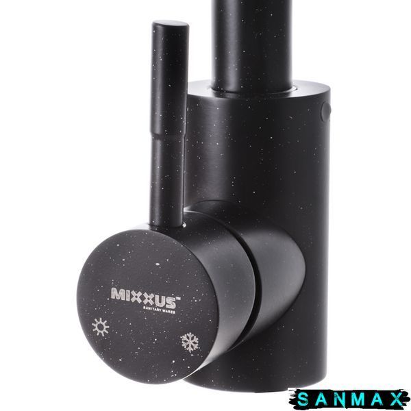 Змішувач для кухні Mixxus Sus 011-2 Чорний (SS0003) SS0003 фото