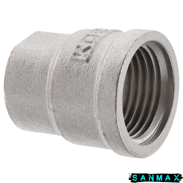 Муфта нікельована 3/8x1/2 Koer KF.C0406 (KF0018) KF0018 фото