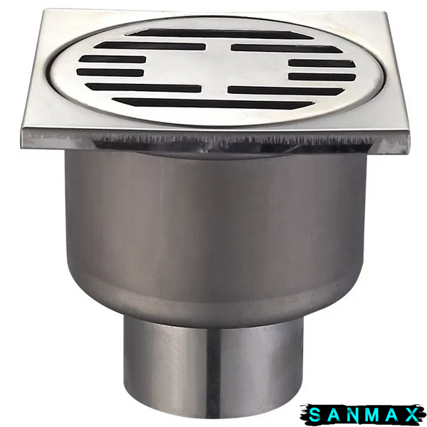 Душовий трап Champion Drain-01-10x10-180 із нержавіючої сталі, прямий відвід (CH6146) CH6146 фото