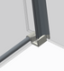 Бічна стінка до кабіни Koer SR SW01-90x200-TR-07 прозоре скло Easy Clean 8мм, графіт (KR5382) KR5382 фото 17
