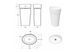 Умивальник вільностоячий Besco Uniqa B&W 32х46 #UMD-U-WBW фото 4