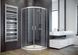 Кабіна півкругла Besco Modern 80x80x185 універсальна: скло прозоре, профіль хромований MP-80-185-C фото 1
