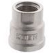 Муфта нікельована 3/8x1/2 Koer KF.C0406 (KF0018) KF0018 фото 1