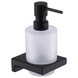 Дозатор для рідкого мила настінний Koer AS-0104-05 (скло) колір чорний (KR6166) KR6166 фото 1