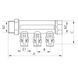 Колектор з кульовими кранами і фитингом Koer KR.1126-2 1"x2 ways (KR2838) KR2838 фото 2