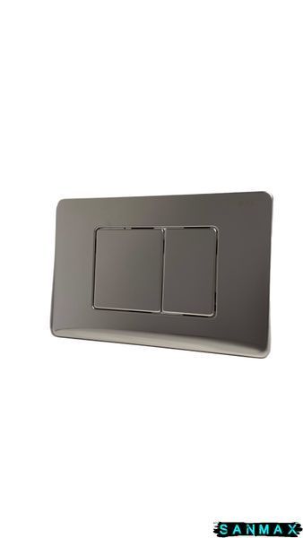 Панель змиву пластикова механіка Vbi Elba XS Нікель (VBI-030107) VBI-030107 фото