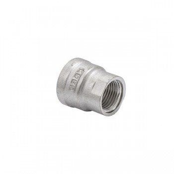 Муфта нікельована 1/2х3/4 Koer KF.C0608 (KR3294) KR3294 фото