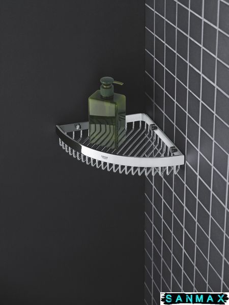 Велика кутова поличка-решітка Grohe Selection Cube (40809000) 40809000 фото