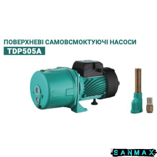 Насос поверхневий із виносним ежектором Taifu TDP505A Н=40М, Q=6кбМ, P=1100 Вт, 1"x1" (TF0020) TF0020 фото