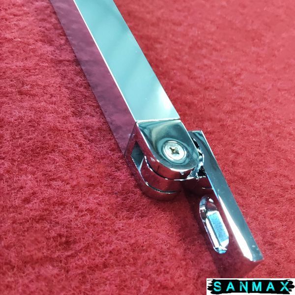 Бічна стінка до кабіни Koer SR SW04-80x200-TR-01 прозоре скло Easy Clean 10мм, хром (KR5389) KR5389 фото