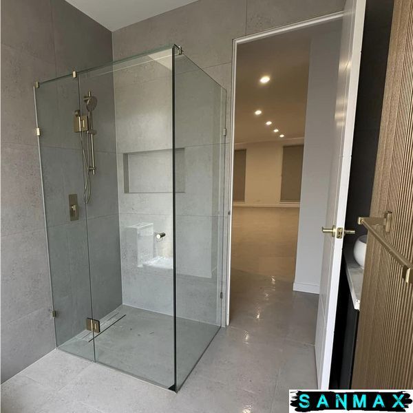 Бічна стінка до кабіни Koer SR SW04-80x200-TR-01 прозоре скло Easy Clean 10мм, хром (KR5389) KR5389 фото