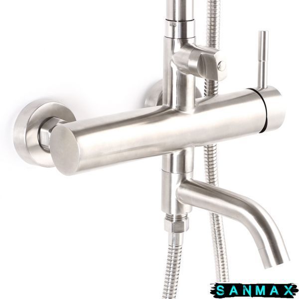 Душова система зі змішувачем Haiba Jex-009-J Нерж (HB2792) HB2792 фото