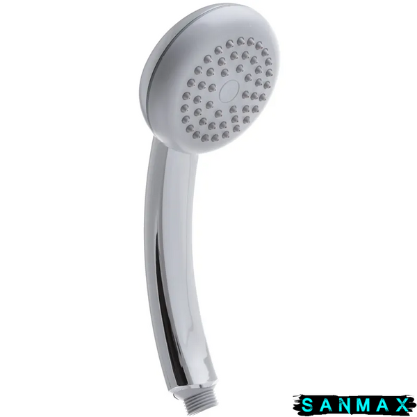 Лійка ручна для душу Zerix SH-02 (1 режим) Хром (ZX2889) ZX2889 фото