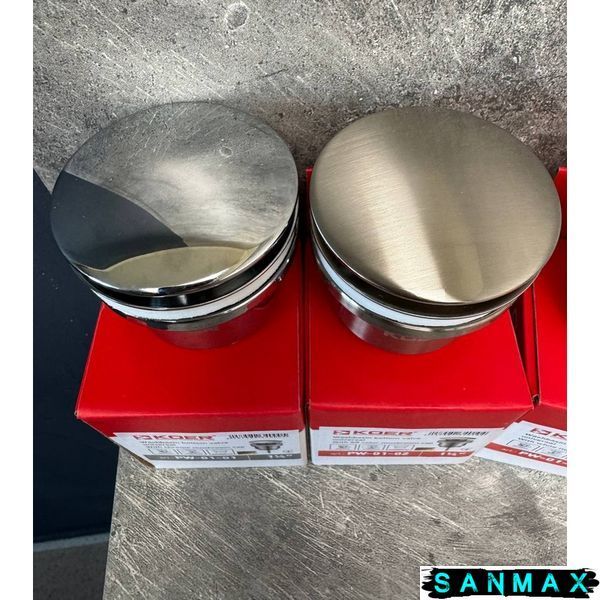 Донний клапан для умивальника універсальний Koer PW-01-02 Нерж (KR3401) KR3401 фото