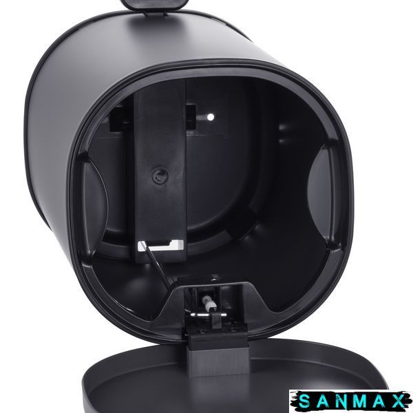 Відро для сміття з плавним закриттям овальне Mixxus Premium Olivary-TC0105 Graphite 5 л колір графіт (MI7063) MI7063 фото
