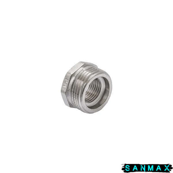 Футорка нікельована 1/2х1 Koer KF.F0610 (KF0078) KF0078 фото