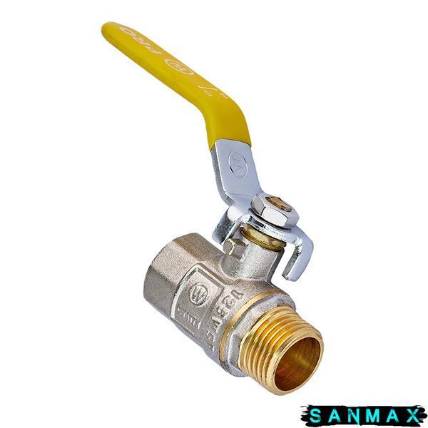 Кран кульовий 1/2 РГШ Газ Waterpro WP607-15FML-Y (WP2931) WP2931 фото