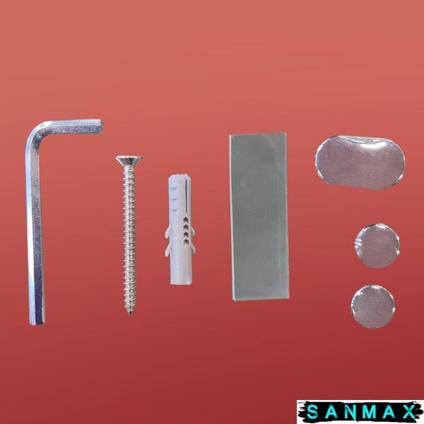 Бічна стінка до кабіни Koer SR SW04-80x200-TR-01 прозоре скло Easy Clean 10мм, хром (KR5389) KR5389 фото