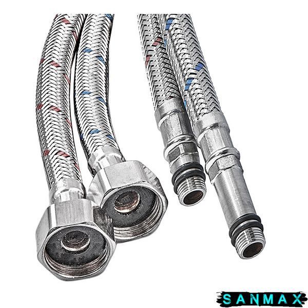 Комплект шлангів для змішувача з нержавійки M10 100 см Champion (AC0671) AC0671 фото