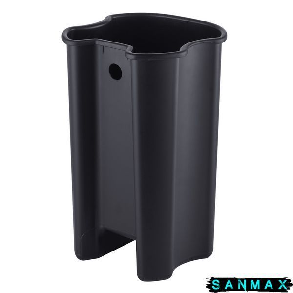 Відро для сміття з плавним закриттям овальне Mixxus Premium Olivary-TC0105 Graphite 5 л колір графіт (MI7063) MI7063 фото