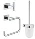 Набір аксесуарів 3 в 1 Grohe Essentials Cube New (40757001) 40757001 фото 1