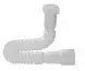 Гнучка труба 1 1/2х40/50 750 мм Waterstal (AC-1013) AC-1013 фото 1