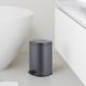 Відро для сміття з плавним закриттям овальне Mixxus Premium Olivary-TC0105 Graphite 5 л колір графіт (MI7063) MI7063 фото 2