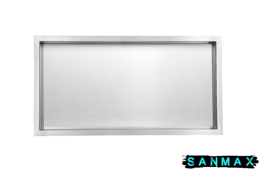 Полиця-ніша для ванної кімнати Mixxus Premium Niche-0102 із нержавіючої сталі Sus304 (MI6679) MI6679 фото