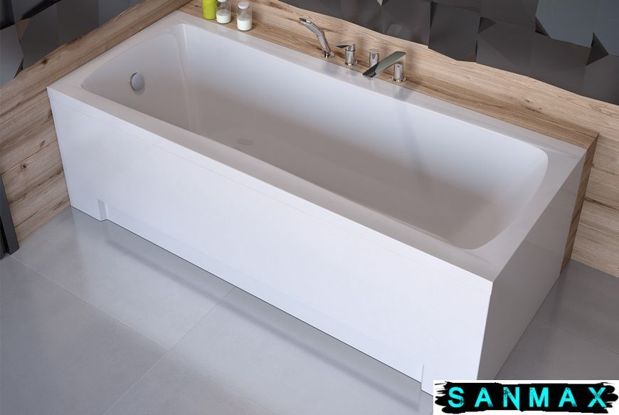 Ванна акрилова Besco Optima 170х70 (соло) без ніг #WAO-170-PK фото