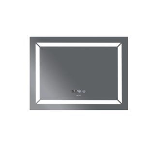 Дзеркало Mixxus Light MR01-90x70 (часы, Led-подсветка, антизапотевка) (MI5999) MI5999 фото