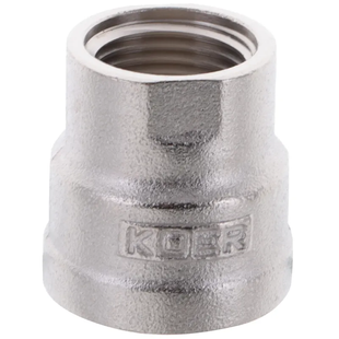Муфта нікельована 1/2х3/4 Koer KF.C0608 (KF0019) KF0019 фото