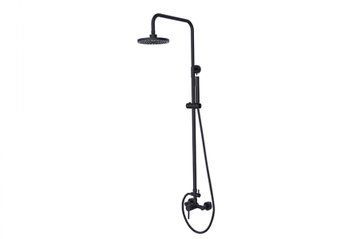 Душова система зі змішувачум Besco Deco/Besco Illusion Чорний (BP-DIN-CZ) BP-DIN-CZ фото