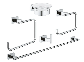 Набір аксесуарів 5 в 1 Grohe Essentials Cube New (40758001) 40758001 фото