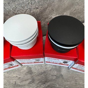 Донний клапан для умивальника універсальний Koer PW-01-03 Білий (KR3402) KR3402 фото