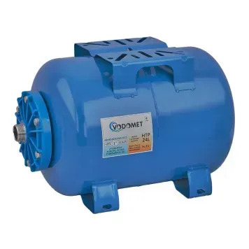 Гідроакумулятор горизонтальний Vodomet HTP-24L корпус-сталь, мембрана Se.Fa, фланець-сополімер (VO4316) VO4316 фото