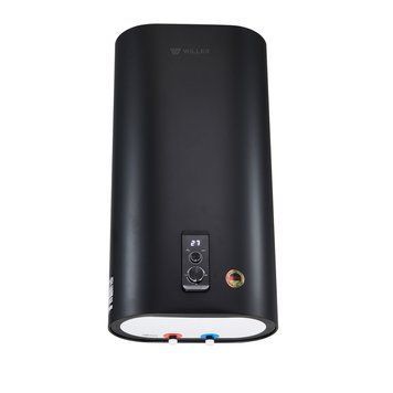 Бойлер Willer 80л EV80DRI Grand Digital плоский вертикальний сухий тен 2 кВт Чорний (EV80DRI Grand Digital bl) EV80DRI Grand Digital bl фото