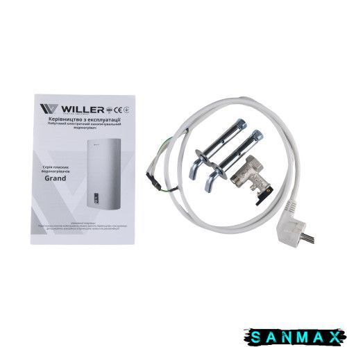 Бойлер Willer 30л EV30DR Grand плоский вертикальний сухий тен 2 кВт (EV30DR Grand) EV30DR Grand фото