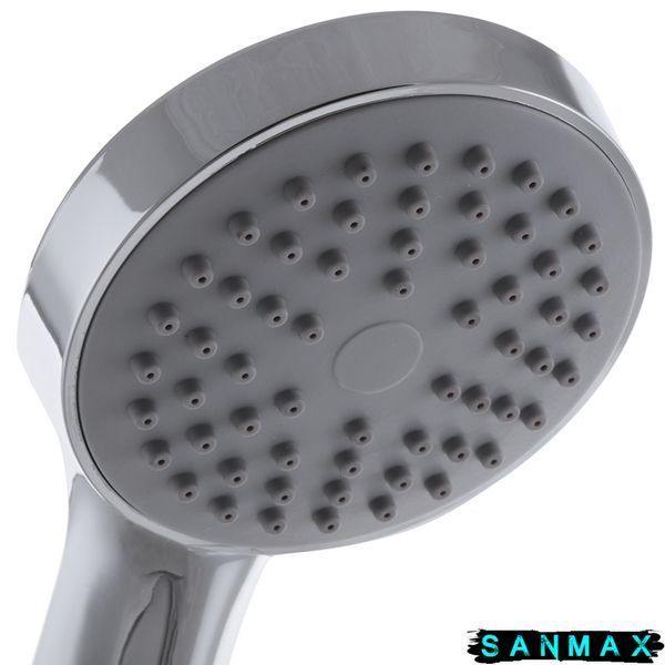 Лійка ручна для душу Zerix SH-01 (1 режим) Хром (ZX0420) ZX0420 фото