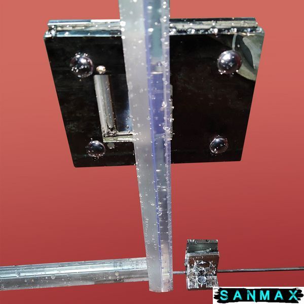 Бічна стінка до кабіни Koer SR SW04-90x200-TR-01 прозоре скло Easy Clean 10мм, хром (KR5390) KR5390 фото