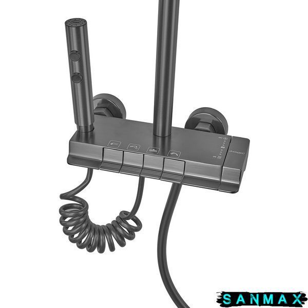 Душова система зі змішувачем Champion Pbd-009-J Графіт (CH6550) CH6550 фото