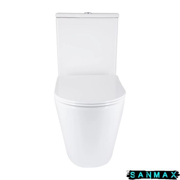 Унітаз-компакт Mixxus Bevel-0404-T3 660х360х800mm, система змиву Tornado 3.0 (MI6726) MI6726 фото