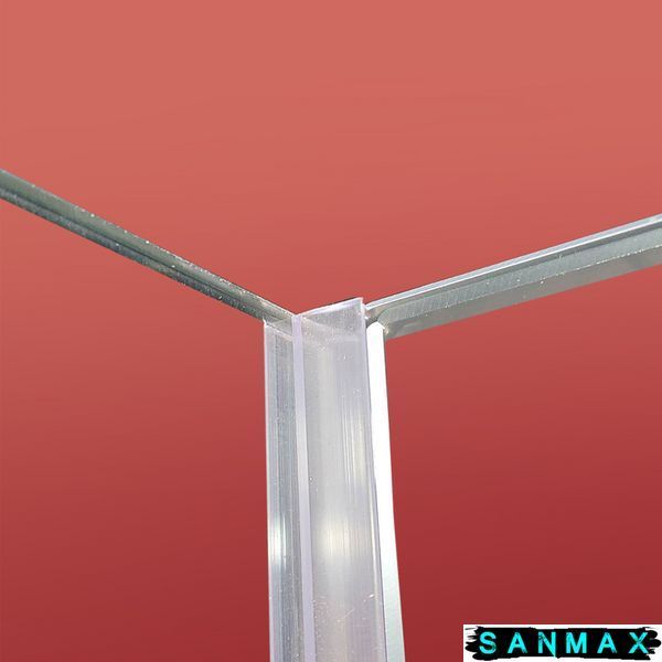 Бічна стінка до кабіни Koer SR SW04-90x200-TR-01 прозоре скло Easy Clean 10мм, хром (KR5390) KR5390 фото