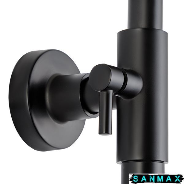 Душова система зі змішувачем Haiba Alex 003-J Чорна (HB3940) HB3940 фото