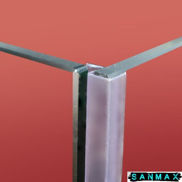Бічна стінка до кабіни Koer SR SW04-90x200-TR-01 прозоре скло Easy Clean 10мм, хром (KR5390) KR5390 фото