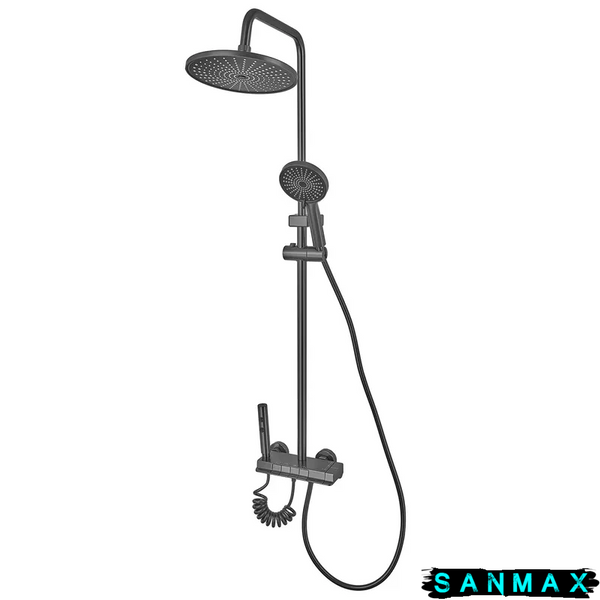 Душова система зі змішувачем Champion Pbd-009-J Графіт (CH6550) CH6550 фото