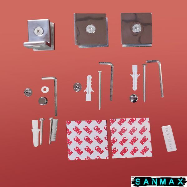 Бічна стінка до кабіни Koer SR SW04-90x200-TR-01 прозоре скло Easy Clean 10мм, хром (KR5390) KR5390 фото