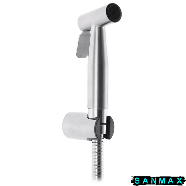 Набір для гігієнічного душа лійка шланг 1,2м кронштейн Zerix Bidet SET-007 Нерж (ZX3179) ZX3179 фото